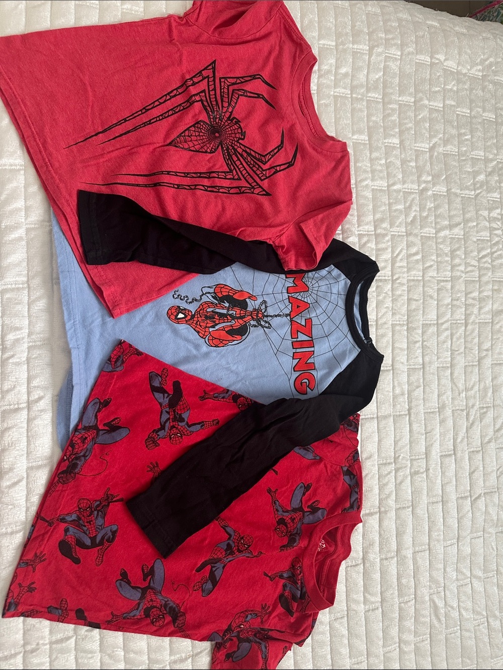 Spiderman shirts and Long Sleeve